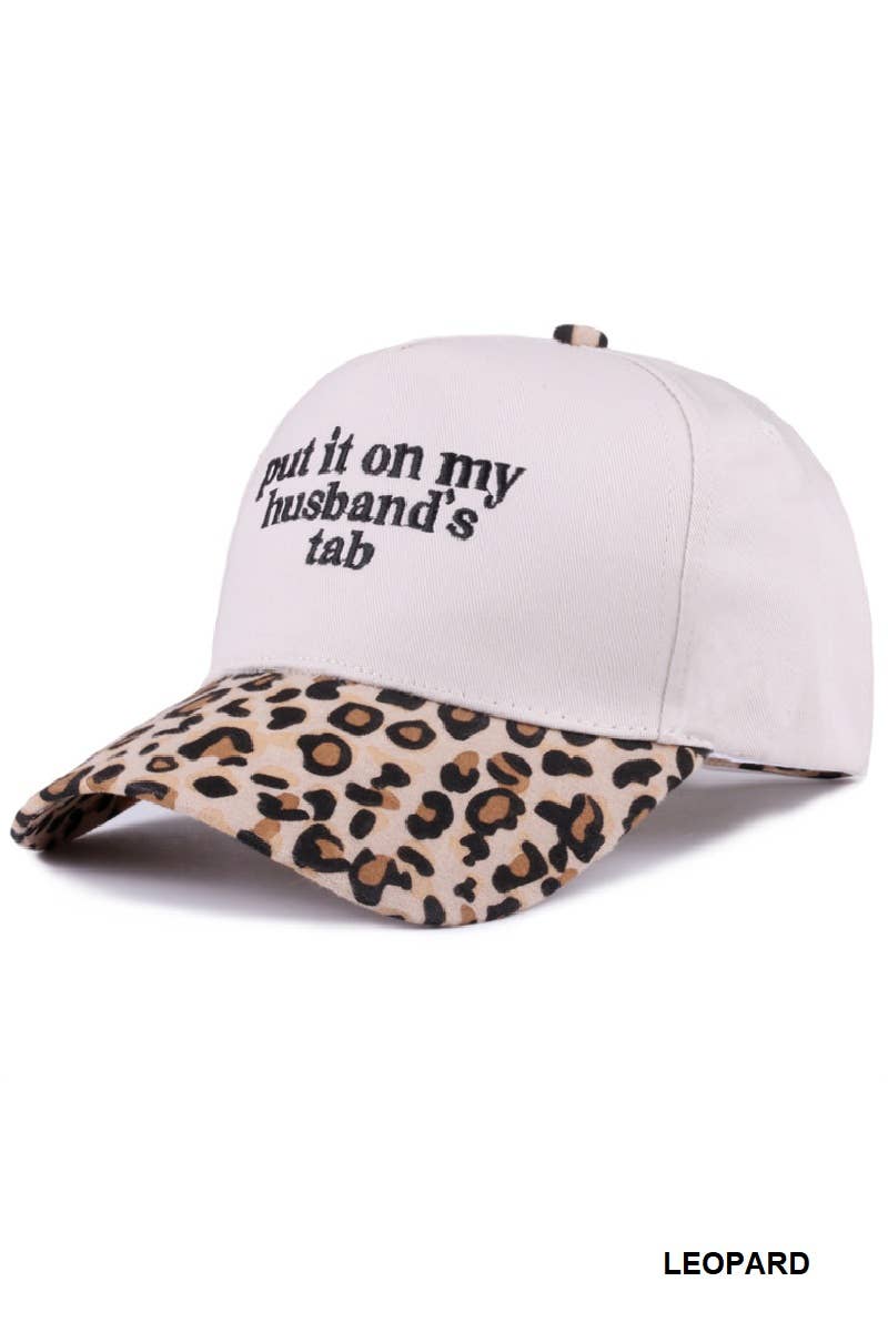 `Put It On My Husband's Tab Trucker Hat
