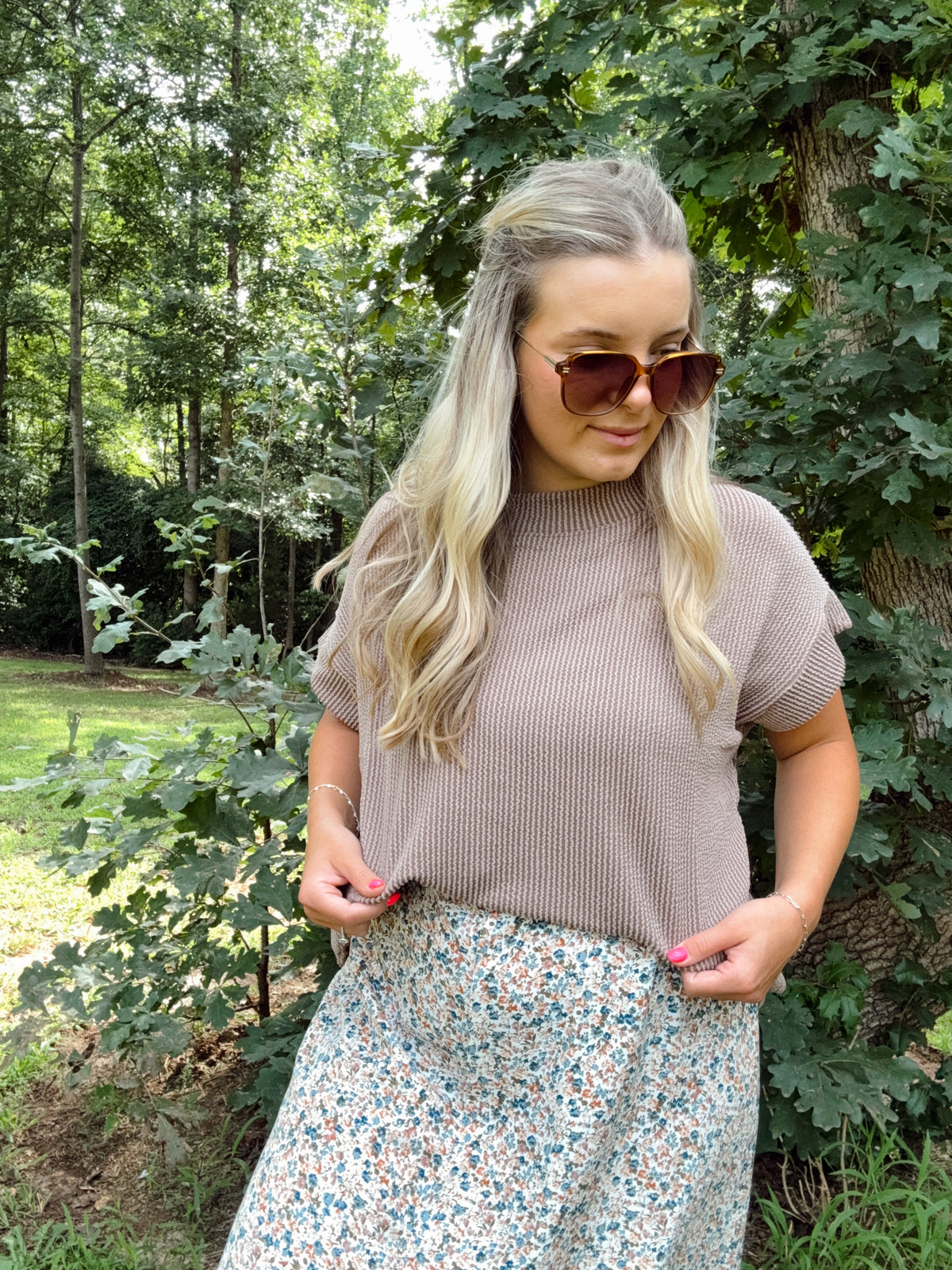 Maple Latte Sweater- Zenana