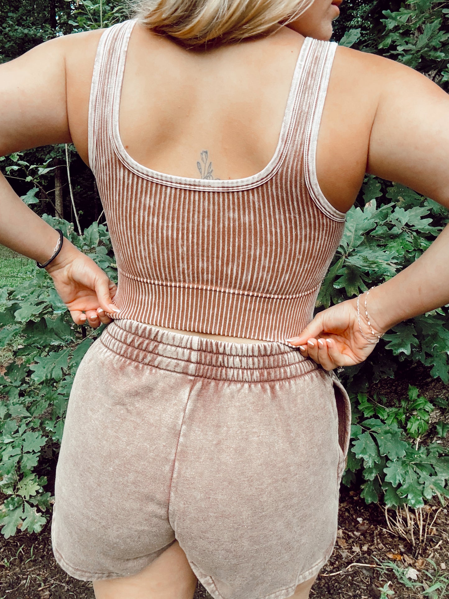 Vintage Ribbed Seamless Bralette