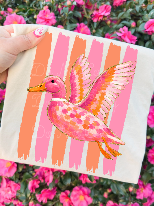 Preppy Duck Comfort Colors® Tee 💗