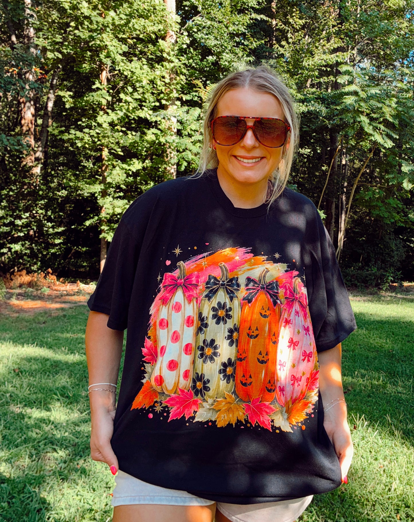 Bows & Boos Pumpkin Tee