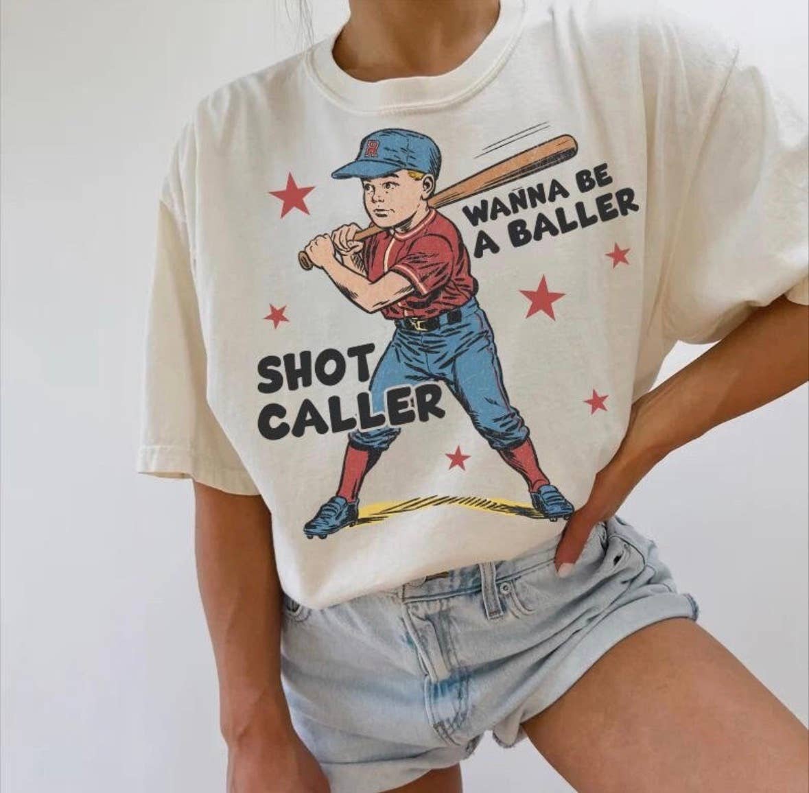 ⚾ Shot Caller “Wanna Be a Baller” Tee